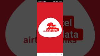 Airtel 2Gb data Coupon code | Airtel free data 2 gb #shorts #youtubeshorts #airtel2gbdata #freedata