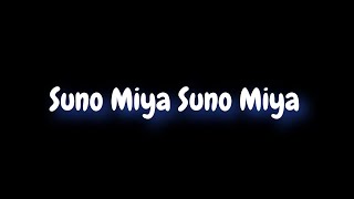 🥀 Suno Miya Suno Miya | Kyo Kii Main Jhuth Nahin Bolta | Sadhana Sargam, Udit Narayan|Black Screen 💔