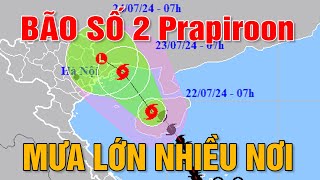 Bão số 2 bão Prapiroon | Dự báo thời tiết