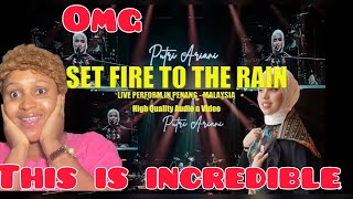 First Time Reaction To Set Fire To The Rain - Putri Ariani (LIVE Performance) Adele Cover