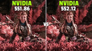 Nvidia Drivers (551.86 vs 552.12) Test in 7 Games RTX 3060Ti - Comparison Test