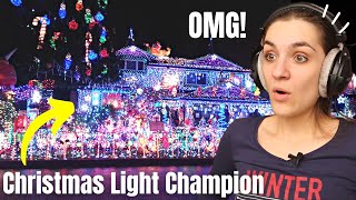 BEST CHRISTMAS LIGHTS Reaction | Entire Neighbourhoods Battle for Best Christmas Light Display 🎄😱