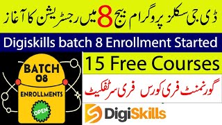 How to enroll in DigiSkills batch 8? | Digi skills enrollment batch 8 Registration Open Last date