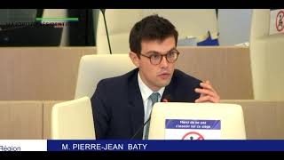 Pierre-Jean Baty : Conseil régional 16/02/2022