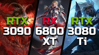 RTX 3090 vs RX 6800 XT vs RTX 3080 Ti - Test in 10 Games