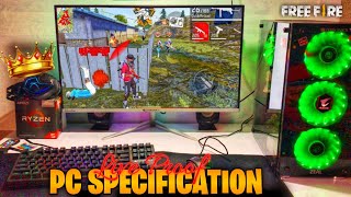 my gaming pc full specifications high end pc under budget GT 1030 & ryzen 5 | free fire 🖥️