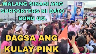 WALANG SINABI ANG SUPPORTERS NI BATO BONG GO. SA SUPPORTERS NG MGA KAKAMPINK KAY BAM AQUINO...