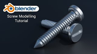 Screw Modelling Tutorial in Blender | in Tamil by Arun SV