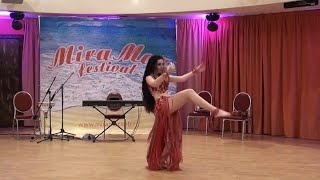 Belly dance by arab girl