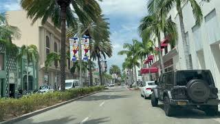 Driving Around Beverly Hills & Rodeo Drive, The Land of Super Rich & Famous People, LA California US