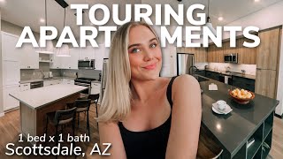 Touring Apartments in Scottsdale, AZ | Apartment Hunting 2023 | 1 bed x 1 bath