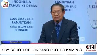 SBY Soroti Gelombang Protes Civitas Kampus Menyangkut Pemilu 2024