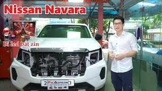 Nissan Navara | Nâng cấp bộ bi led chân xoáy lắp zin tại FixAuto | Độ đèn ô tô | Red magic 1.0