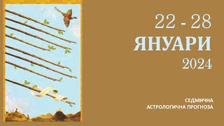 ❄️ 22 - 28 ЯНУАРИ 2024/ Пълнолуние, Меркурий залязва и среща Марс, Уран директен / Седмичен хороскоп