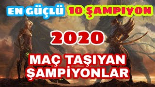 LOL EN GÜÇLÜ 10 ŞAMPİYON (2020 SEZON10)