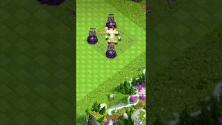 Archer Queen Vs Wizard Towers #shorts #ytshorts #youtubeshorts #trending #coc #viral