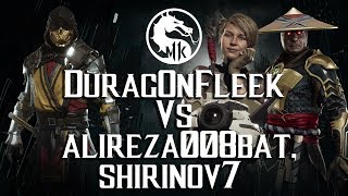 MK11 - DuragOnFleek Vs alireza008bat & shirinov7 | Ranked Matches