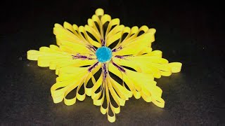 Paper snowflake - diy 3d paper snowflake for christmas / how to make paper snowflake ❄️❄️