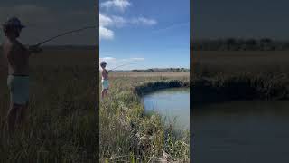 #redfish #fishing #fishinglife #reddrum #lurefishing #creek #saltwaterfishing #charleston #adventure