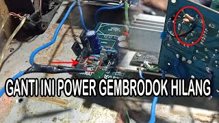 MENGATASI POWER BUNYI GEMBRODOK / GRUDUK