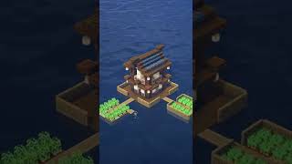 Minecraft Timelapse: Japanese Lake House #shorts