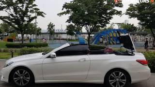 [꿈사장 리뷰] Benz E-Class cabriolet 탑 작동 영상