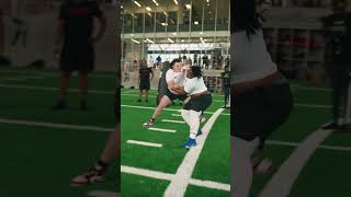 Linemen 1 on 1’s | Texas Highschool Football | Nico Trenches