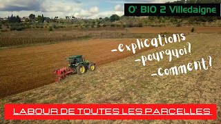 Labour de toutes les parcelles de l'exploitation: explications, details