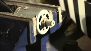 Cutting down motor shaft for cnc circuit mill