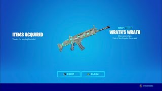 New Wrath’s Wrath Wrap in Fortnite.