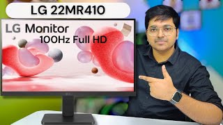 LG MR410 FHD 22 Inch Monitor 2024 Model Review ⚡ 100Hz ⚡99% sRGB |n Monitor Under 6000/-  LG 22MR410