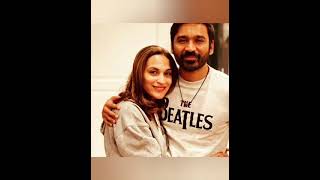 Dhanush with wife Aishwarya #shorts #dhanush #rajanikanth #rajanikanthdaughter #tamilmovie #