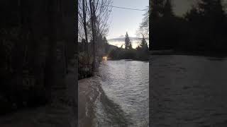 Crofton Road Flooding Nov 15, 2021 Atmospheric Rain Event BC