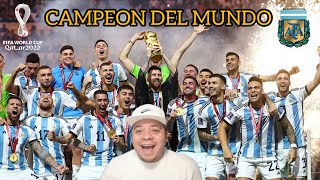 Messi campeón con Argentina  QATAR 2022 || Reacciónes Final del mundo|| Argentina vs Francia