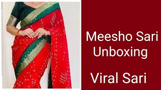 Meesho Viral Sari Review Affordable price light weight sari