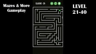 Mazes & More Game 21-40