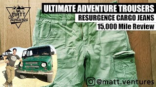 Ultimate Adv motorcycle jeans? 15,000 Mile review - Resurgence Cargo Jeans. Matt Ventures