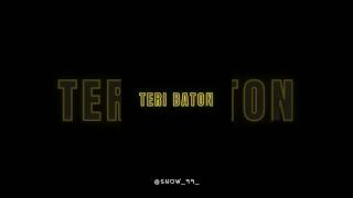 Teri Baton Me Aisa Uljah Diya #songlyrics in #blackscreen #shorts #viral #foryou #trending