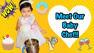 Meet My 19 Months Old Baby Chef Amira | Super Cute Moments While Cooking | Fun Vlog | Malayalam