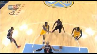 J.J. Hickson dunks vs Joakim Noah