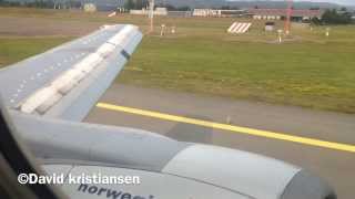 Norwegian B737-300 Landing @ Oslo Lufthavn