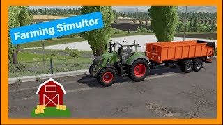 Remolque Agrícola Bañera 18.000 kg para tractor Fendt Farming Simulator