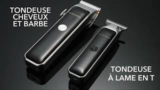 • Ensemble double tondeuse BarberBoss QR-2682 : tondeuse à cheveux et à barbe ultime pour hommes