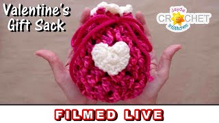 Valentine's Goodie Bag Crochet Live CAL 💗 Monday January 22, 2024