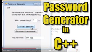 Password Generator in C++