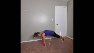 Reverse Plank Walkout with Push Up