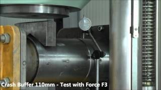 INNOVA - UIC Crash Buffer 110mm - Test with Force F3