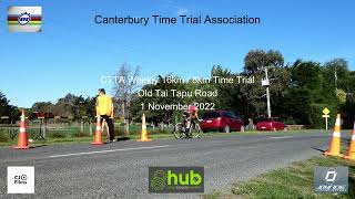 4K UHD - Canterbury Time Trial Association - 16km/8km time trial - Old Tai Tapu Rd - 1 November 2022