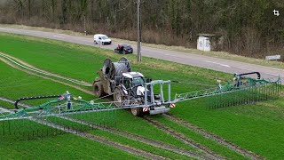 Épandage de digestat sans tonne dans l'AUBE🌱 / Du@ Ferti / SARL Dumont Baptiste 🚜