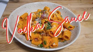 A Simple Vodka Sauce with a Spicy Twist